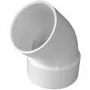 IPEX Canplas 3 In. SDR 35 45 Deg. PVC Sewer And Drain Street Elbow (1/8 Bend)