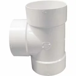 IPEX Canplas 4 In. PVC Sewer And Drain Sanitary Bull Nose Tee