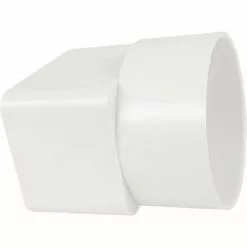 IPEX Canplas 2 In. X 3 In. X 3 In. White Styrene Downspout Adapter