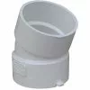 IPEX Canplas 3 In. SDR 35 22-1/2 Deg. PVC S&D Elbow (1/16 Bend) -Varatane Sales ItemImage 446814 q5w3ue 36puds a4onbr