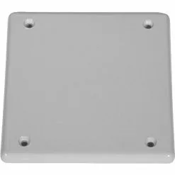 IPEX Kraloy 2-Gang 4.75 In. Square Blank Cover Plate