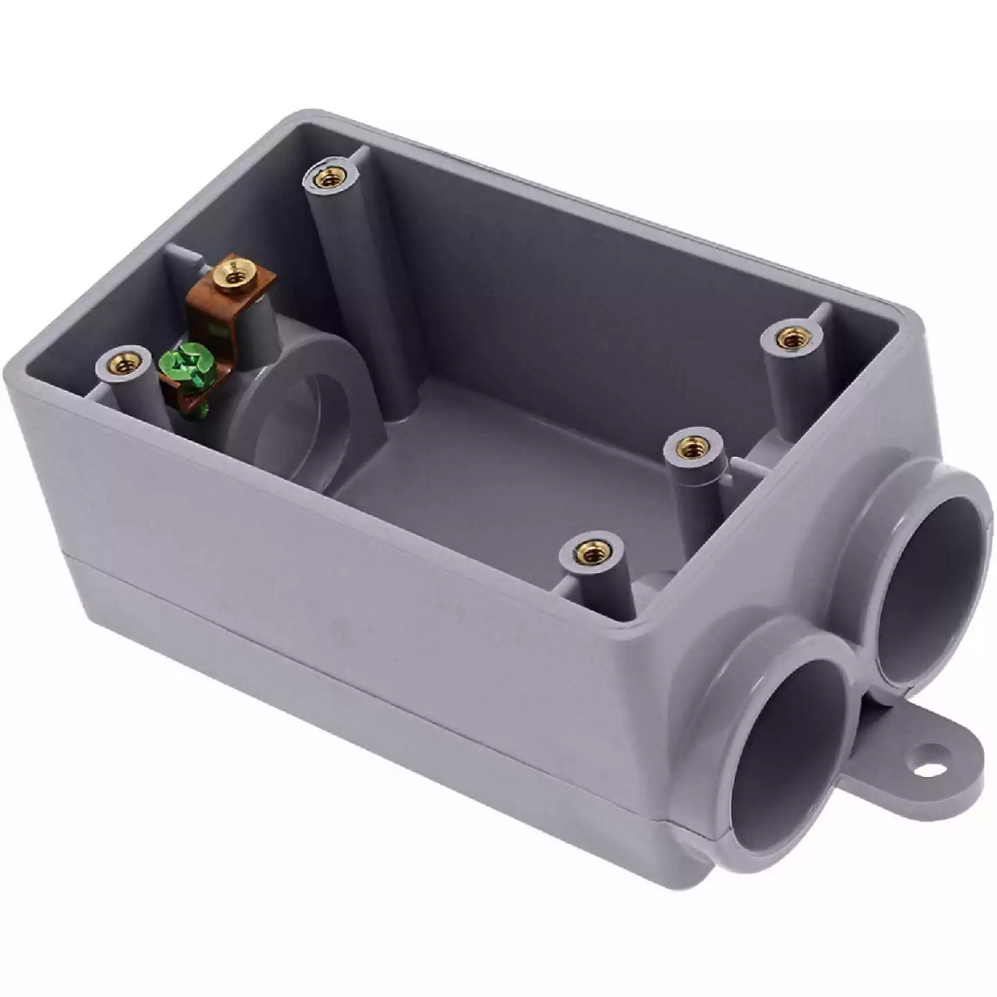 IPEX Kraloy 1-Gang PVC Molded FSCC Wall Box, 1/2 In. 3 IPEX Kraloy 1-Gang PVC Molded FSCC Wall Box, 1/2 In.