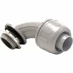 IPEX Kwikflex 1/2 In. X 90 Deg. PVC Screw-On Elbow Liquid Tight Fitting