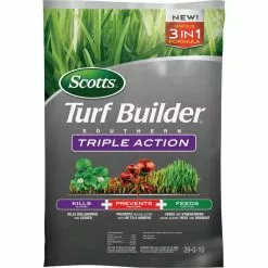 Scotts Turf Builder Southern Triple Action 26.84 Lb. 8000 Sq. Ft. Lawn Fertilizer With Weed Killer