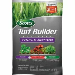 Scotts Turf Builder Southern Triple Action 13.32 Lb. 4000 Sq. Ft. Lawn Fertilizer With Weed Killer