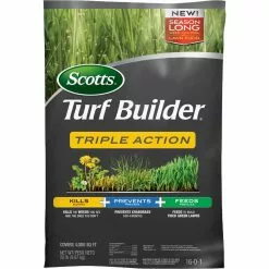 Scotts Turf Builder Triple Action 50 Lb. 10,000 Sq. Ft. Lawn Fertilizer With Weed Killer