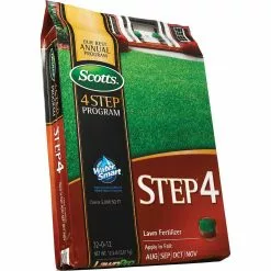 Scotts 4-Step Program Step 4 12.50 Lb. 5000 Sq. Ft. 32-0-12 Fall Lawn Fertilizer 14 Scotts 4-Step Program Step 4 12.50 Lb. 5000 Sq. Ft. 32-0-12 Fall Lawn Fertilizer -Varatane Sales ItemImage 723428 q5wthm asco0g 4o4g2v
