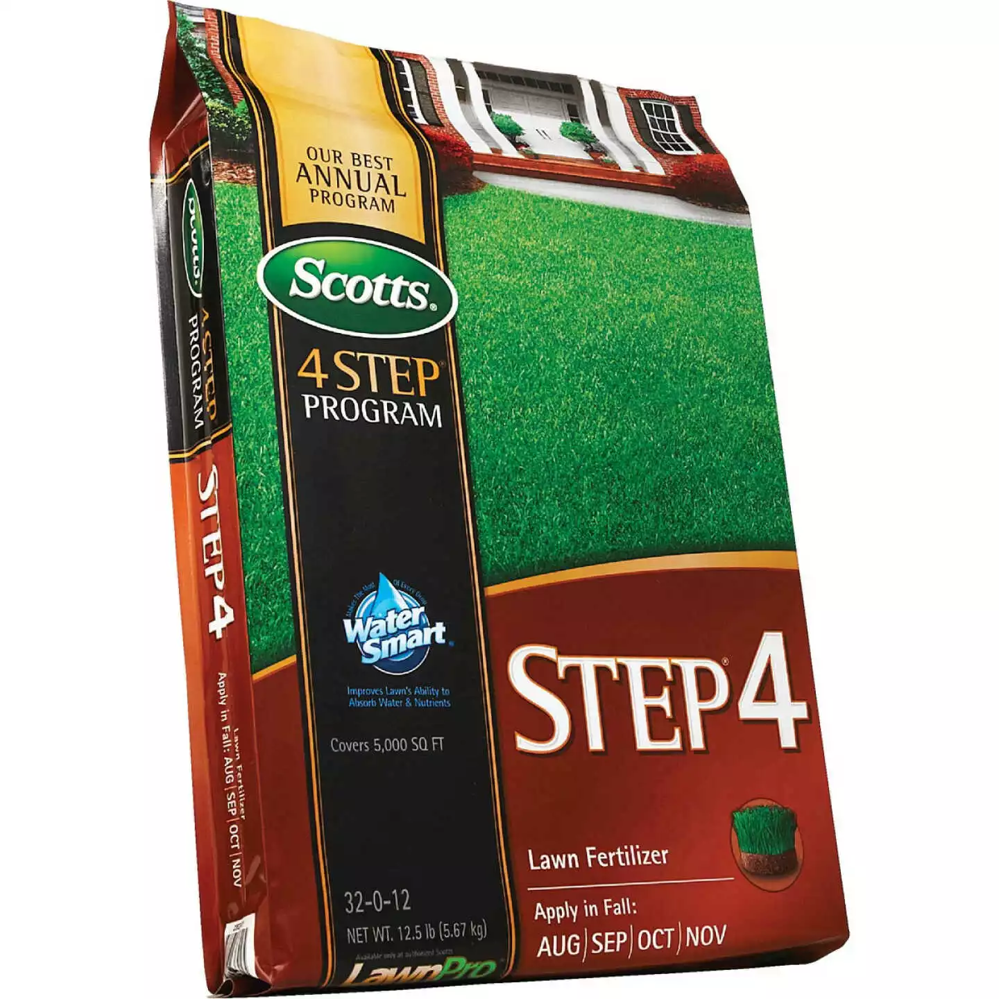 Scotts 4-Step Program Step 4 12.50 Lb. 5000 Sq. Ft. 32-0-12 Fall Lawn Fertilizer 7 Scotts 4-Step Program Step 4 12.50 Lb. 5000 Sq. Ft. 32-0-12 Fall Lawn Fertilizer - Image 5