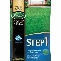 Scotts 4-Step Program Step 1 40.28 Lb. 15,000 Sq. Ft. 28-0-7 Lawn Fertilizer With Crabgrass Preventer