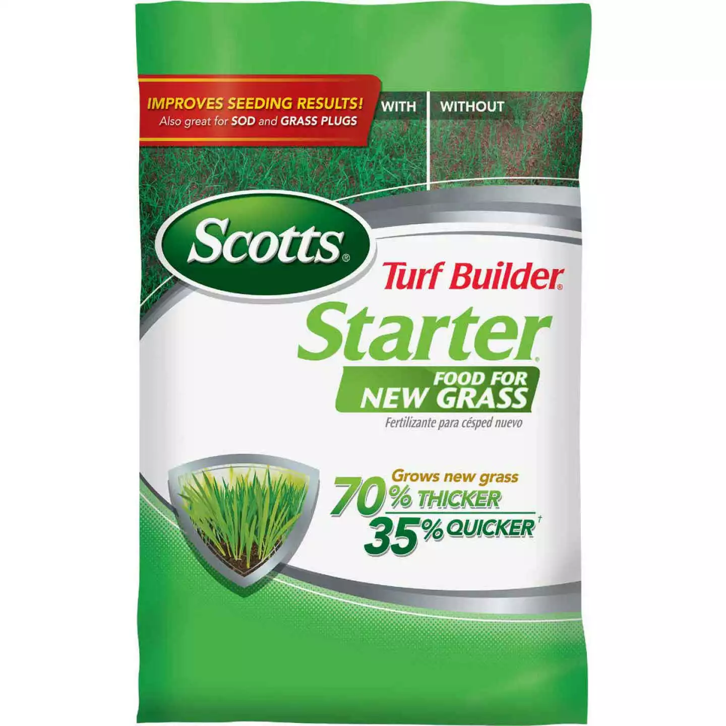 Scotts Turf Builder 15 Lb. 5000 Sq. Ft. 24-25-4 Starter Fertilizer For New Lawns 3 Scotts Turf Builder 15 Lb. 5000 Sq. Ft. 24-25-4 Starter Fertilizer For New Lawns