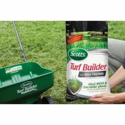 Scotts Turf Builder With Moss Control 25 Lb. 5000 Sq. Ft. 23-0-3 Lawn Fertilizer -Varatane Sales ItemImage 755133 q5wx2j abwz34 cnvppv