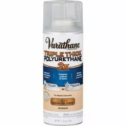 Varathane Triple Thick Semi-Gloss Clear Spray Polyurethane, 11.25 Oz.