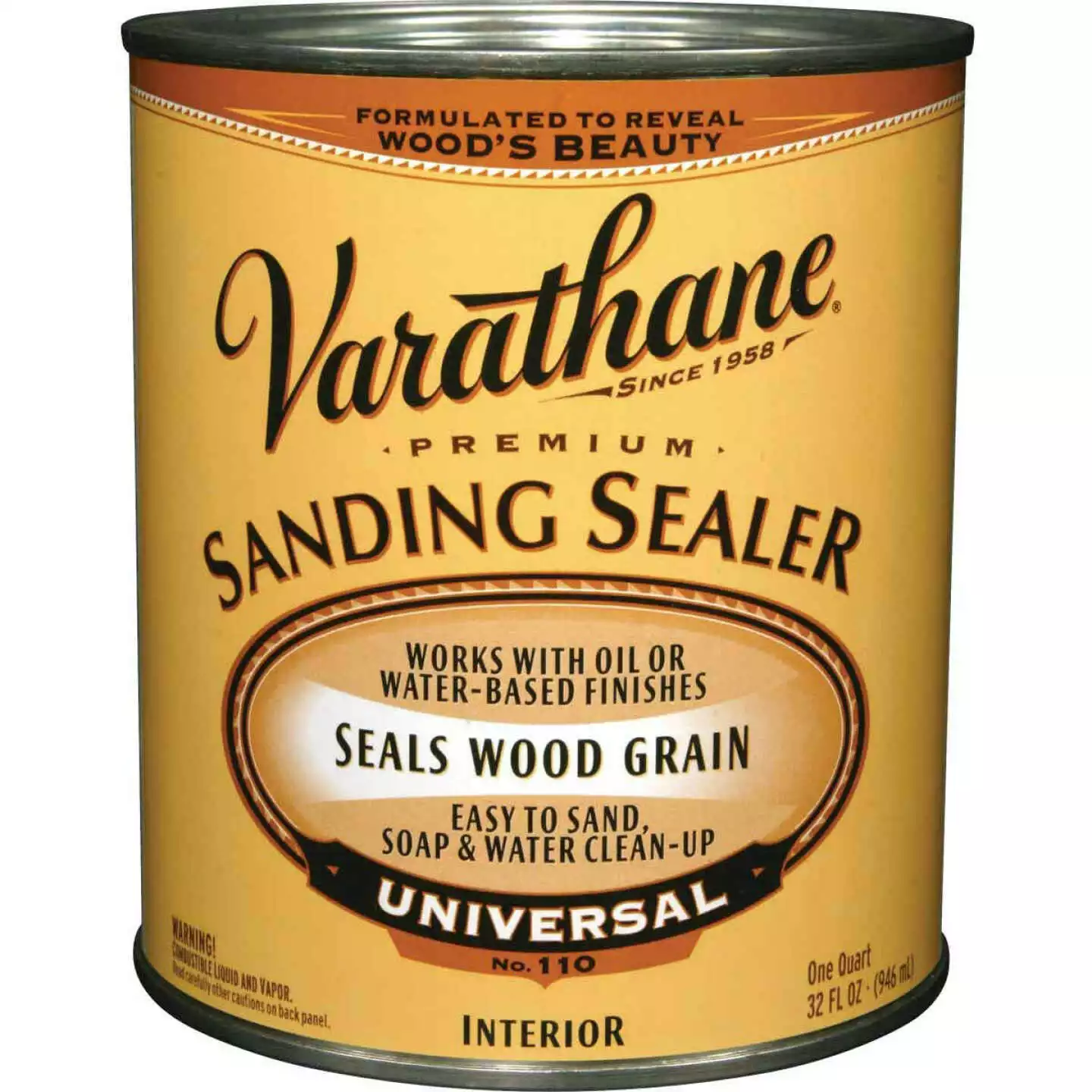 Varathane Clear Acrylic Sanding Sealer, 1 Qt. 3 Varathane Clear Acrylic Sanding Sealer, 1 Qt.