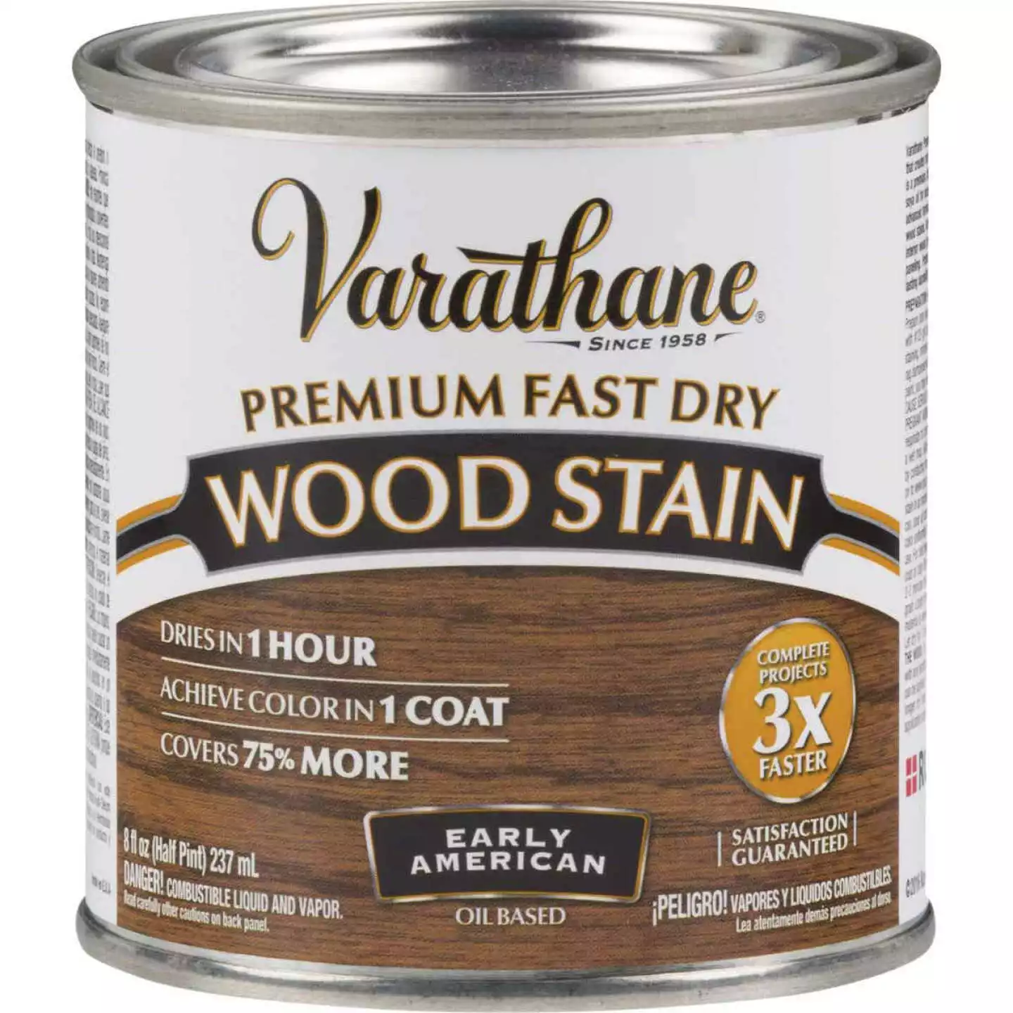 Varathane Fast Dry Early American Urethane Modified Alkyd Interior Wood Stain, 1/2 Pt. 3 Varathane Fast Dry Early American Urethane Modified Alkyd Interior Wood Stain, 1/2 Pt.
