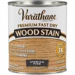 Varathane Fast Dry Ipswich Pine Urethane Modified Alkyd Interior Wood Stain, 1 Qt.