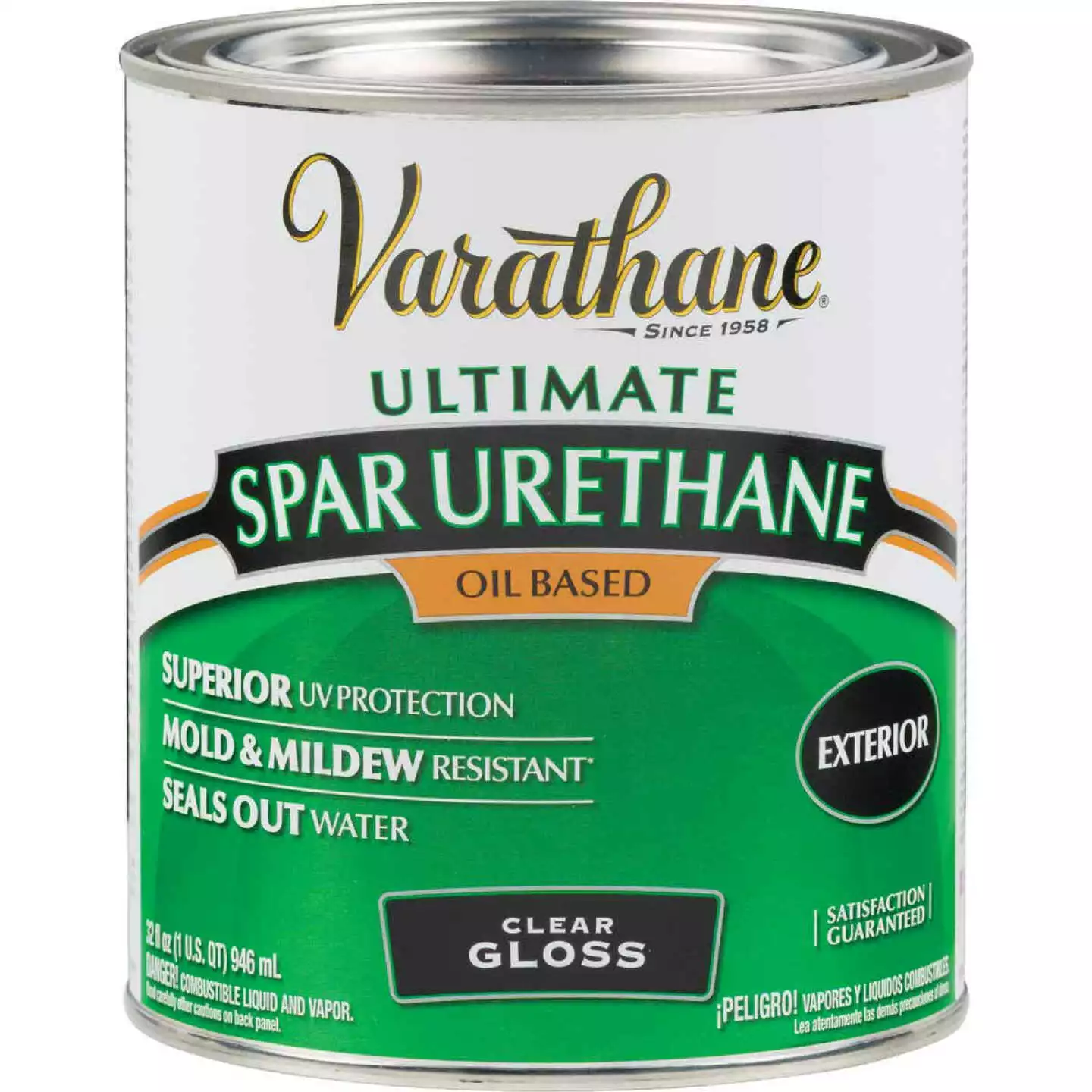 Varathane Gloss Clear Exterior Spar Urethane, 1 Qt. 3 Varathane Gloss Clear Exterior Spar Urethane, 1 Qt.