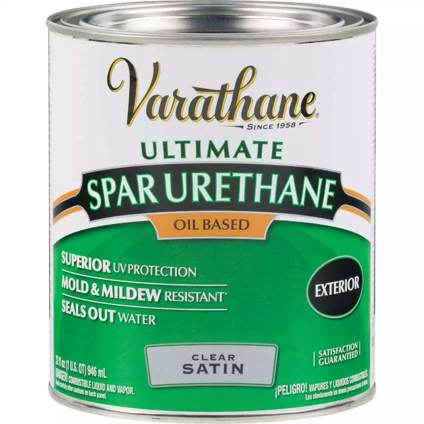 Varathane Satin Clear Exterior Spar Urethane, 1 Qt. 3 Varathane Satin Clear Exterior Spar Urethane, 1 Qt.