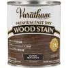 Varathane Fast Dry Dark Walnut Urethane Modified Alkyd Interior Wood Stain, 1 Qt. -Varatane Sales ItemImage 785030 q5x3kt 4z70vs 3jtdu9