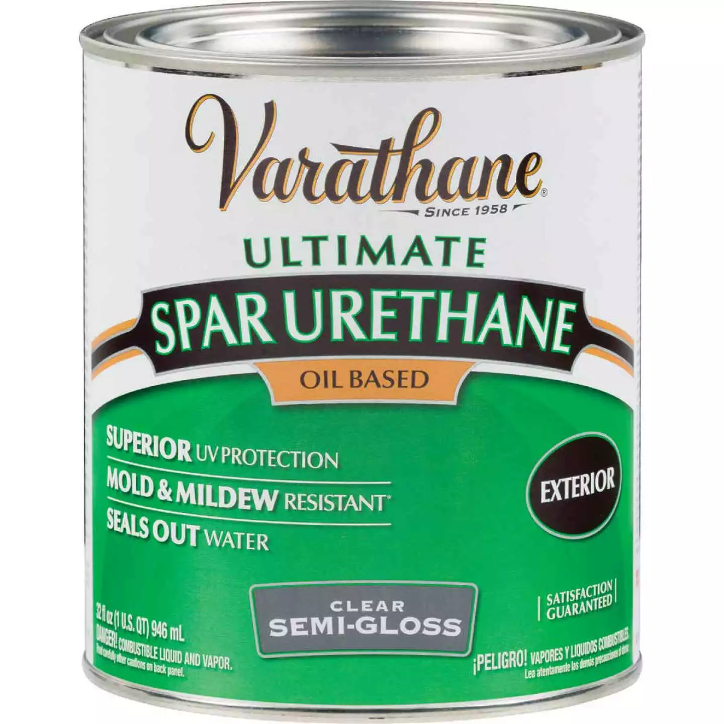 Varathane Semi-Gloss Clear Low VOC Exterior Spar Urethane, 1 Qt. 3 Varathane Semi-Gloss Clear Low VOC Exterior Spar Urethane, 1 Qt.