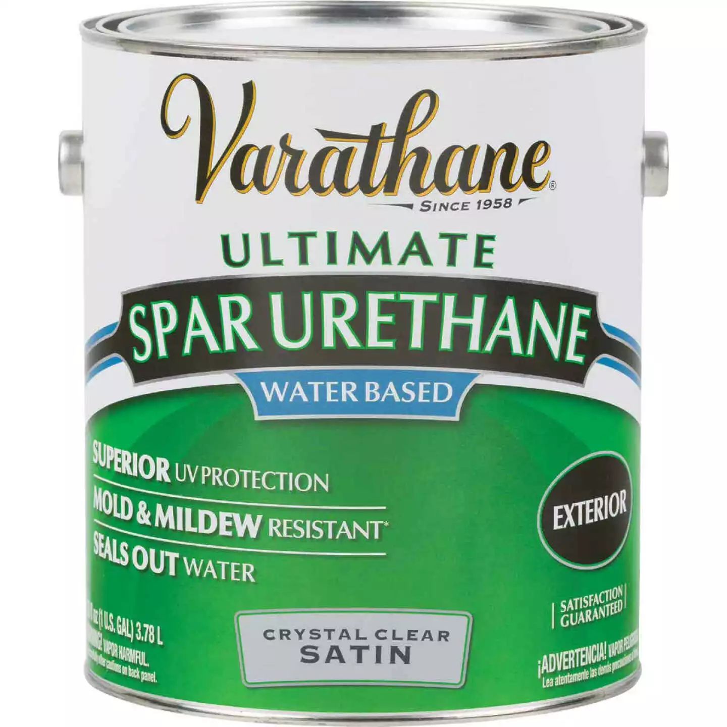 Varathane Satin Clear Water Based Exterior Spar Urethane, 1 Gal. 3 Varathane Satin Clear Water Based Exterior Spar Urethane, 1 Gal.