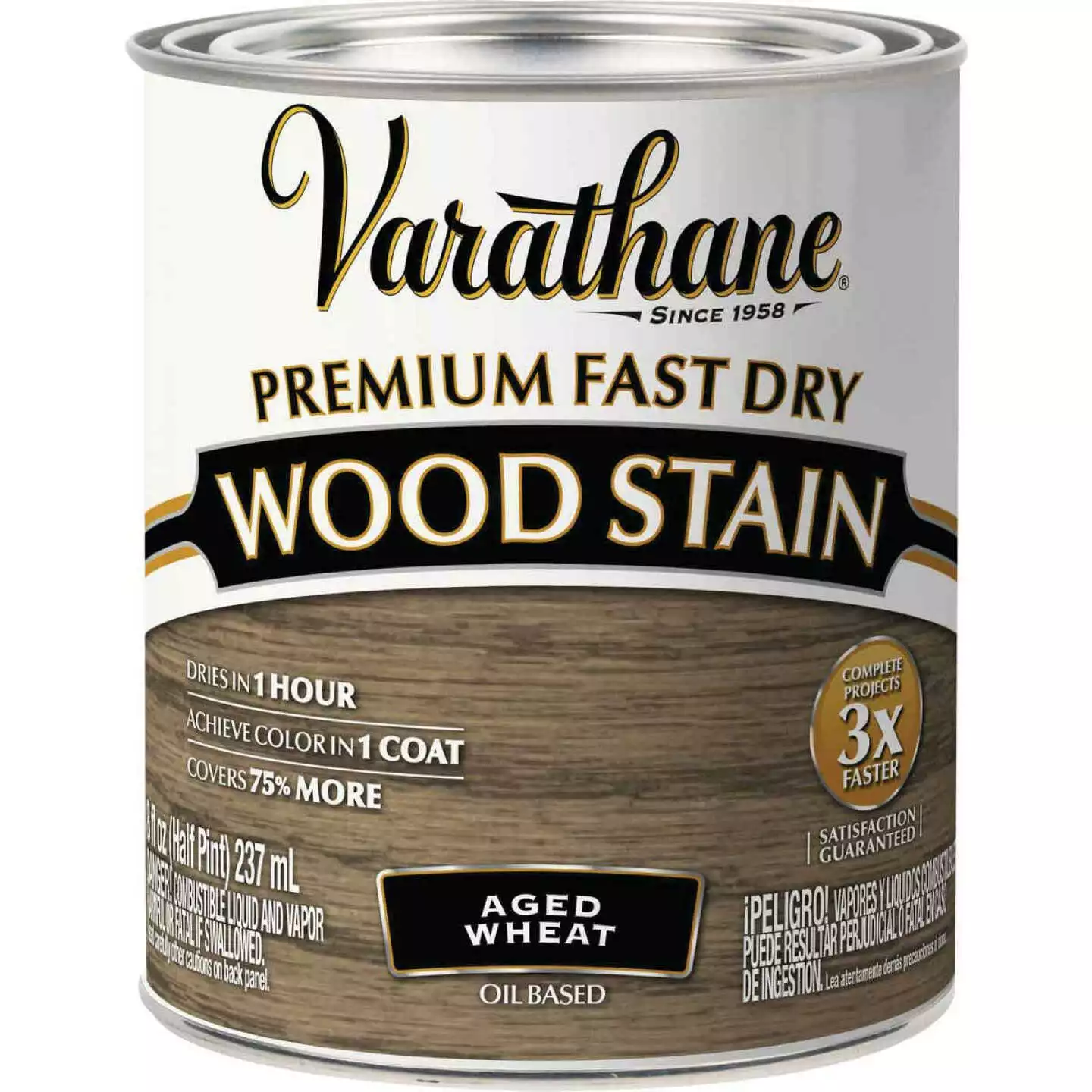 Varathane Fast Dry Aged Wheat Urethane Modified Alkyd Interior Wood Stain, 1/2 Pt. 3 Varathane Fast Dry Aged Wheat Urethane Modified Alkyd Interior Wood Stain, 1/2 Pt.