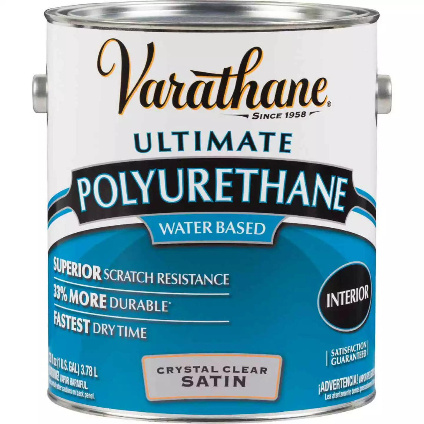 Varathane Satin No Odor Water Based Interior Polyurethane, 1 Gal. 3 Varathane Satin No Odor Water Based Interior Polyurethane, 1 Gal.