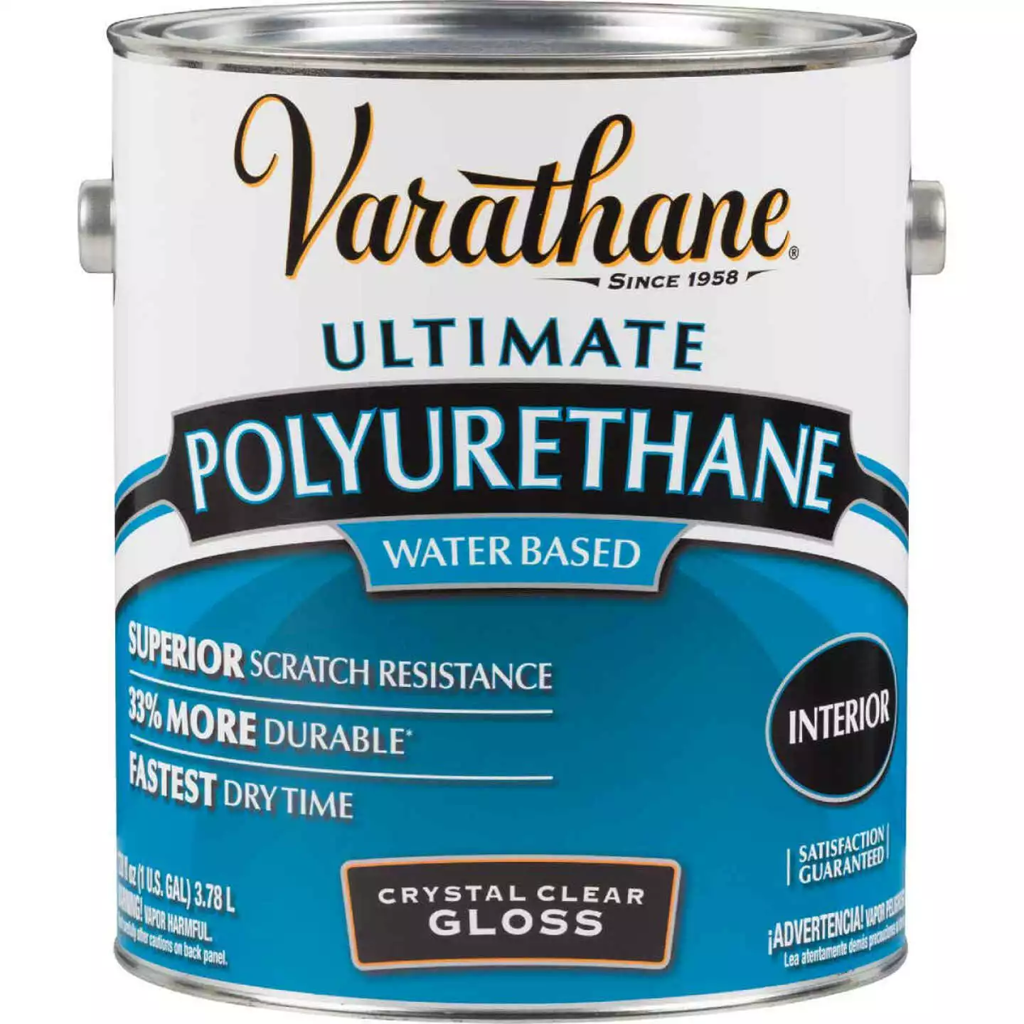 Varathane Gloss No Odor Water Based Interior Polyurethane, 1 Gal. 3 Varathane Gloss No Odor Water Based Interior Polyurethane, 1 Gal.