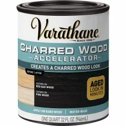 Varathane Charred Wood Accelerator Stain, Black, 1 Qt.