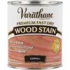 Varathane Fast Dry Coral Wood Urethane Modified Alkyd Interior Wood Stain, 1 Qt.